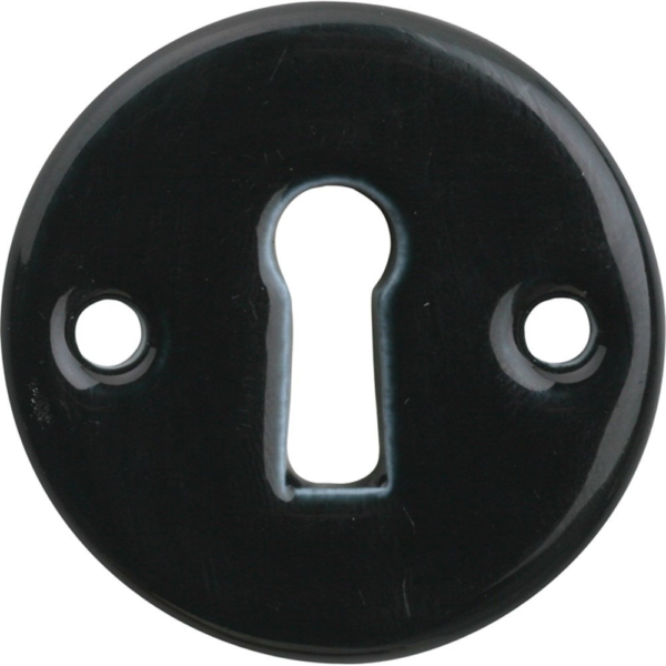 Sleutelrozet pors. Evelyne zwart