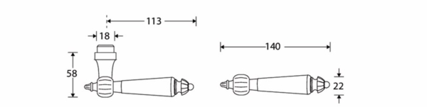 Gatdeel RS Nouveau MGTI/bakeliet