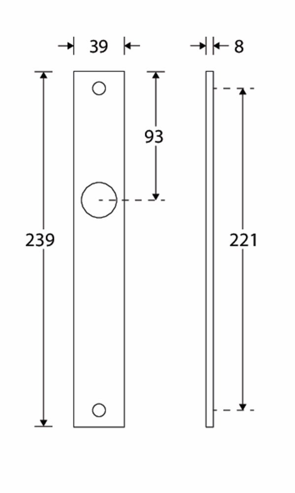 Langschild Quattro MGG VB72
