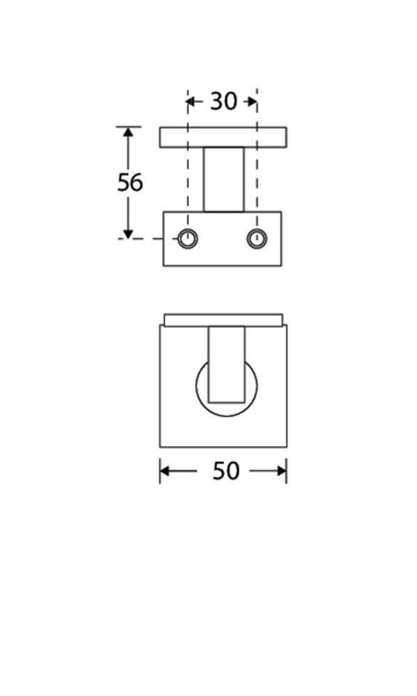 Leuninghouder Bauhaus hol M10 MGG