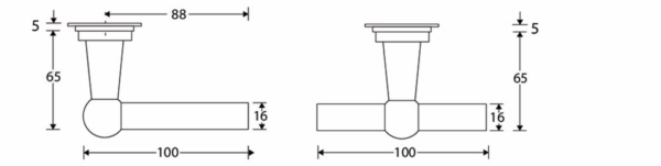 garnituur CdF L/T 100mm MTO