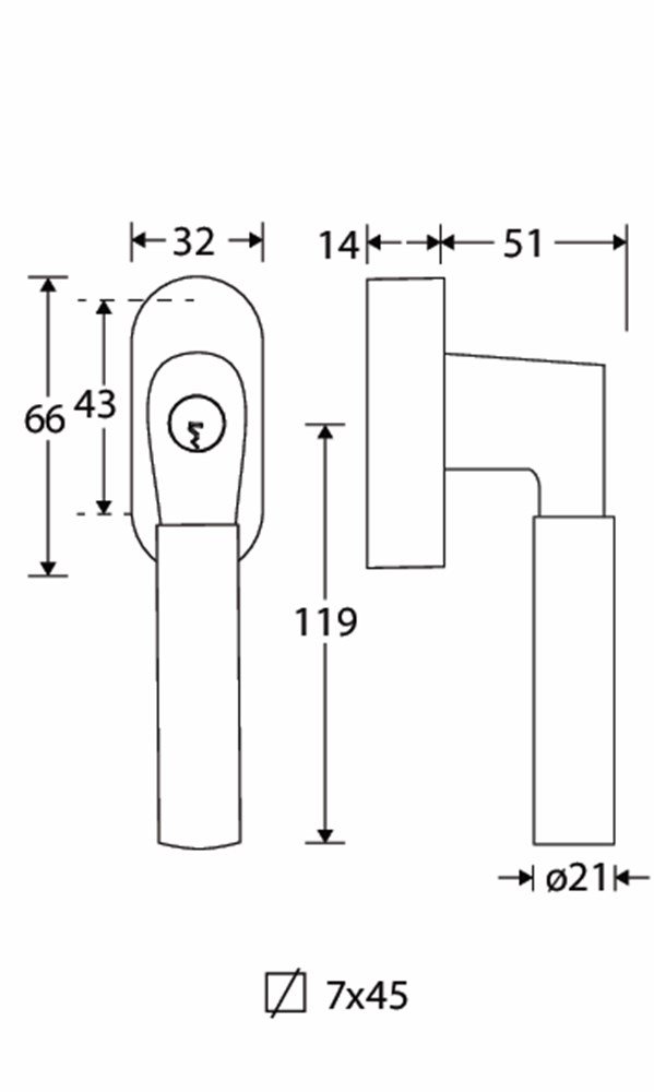 DK Sluiting Bauhaus-Style MMZ