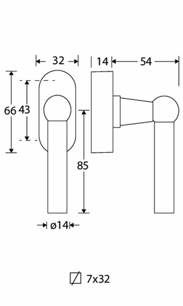 DK Garnituur Chemin de Fer 85mm MGO
