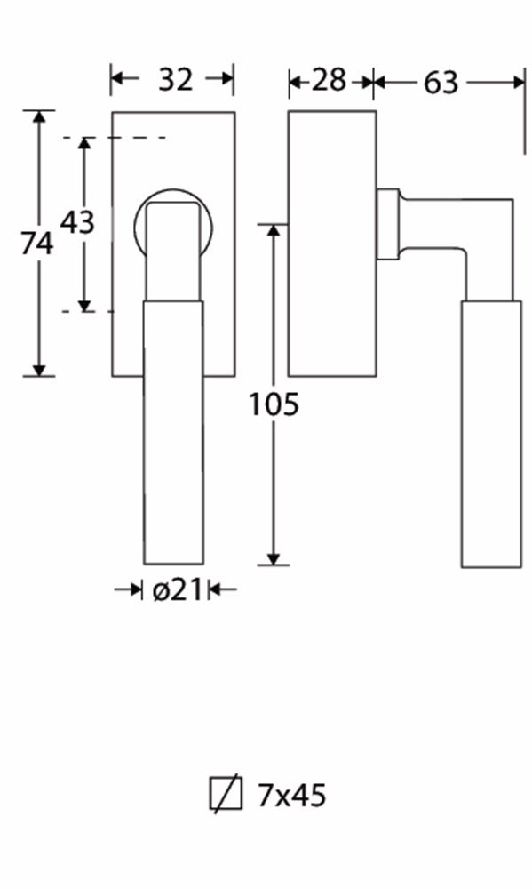 DK Garnituur afsl. Bauhaus ebben MTO