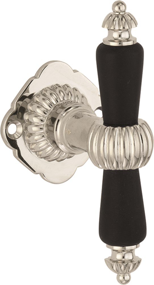 Grote kastknop Nouveau ebben MGN