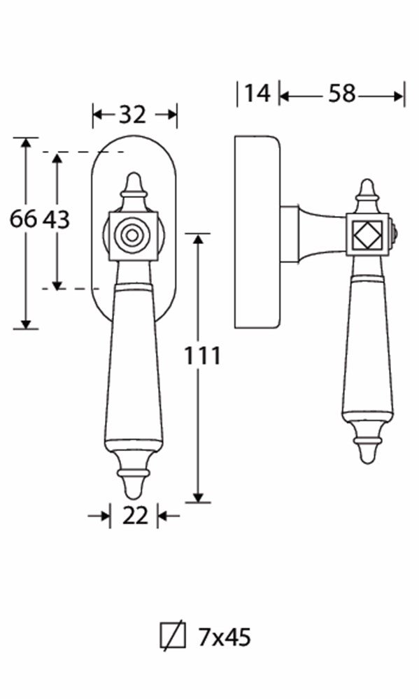 DK Garnituur Roman/Elegant MGN/bakeliet