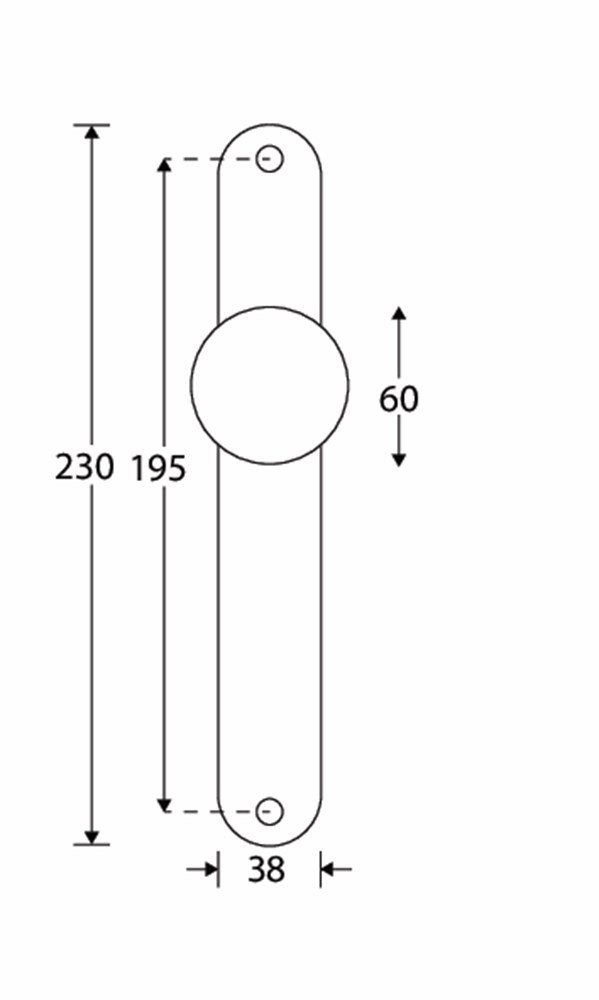 Knopgarn. Kogel 60mm/Modern MMNO BLIND