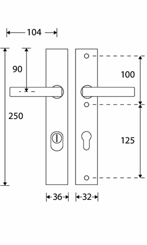 Krukg.LS SKG Kare/Bauhaus smal MMZ K92