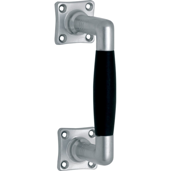 Deurgreep Ton vierkant rozet MMC/ebben