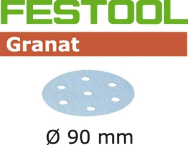 Festool schuurschijf Granat dia 90mm/6 K180 (100st)