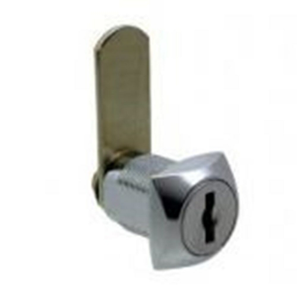 Euro-Locks schroefcilinder 0802-01 met moer en rechte lip