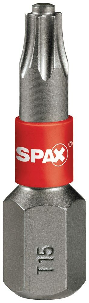 Spax schroefbit T-star Torx TX15 rood (5st)