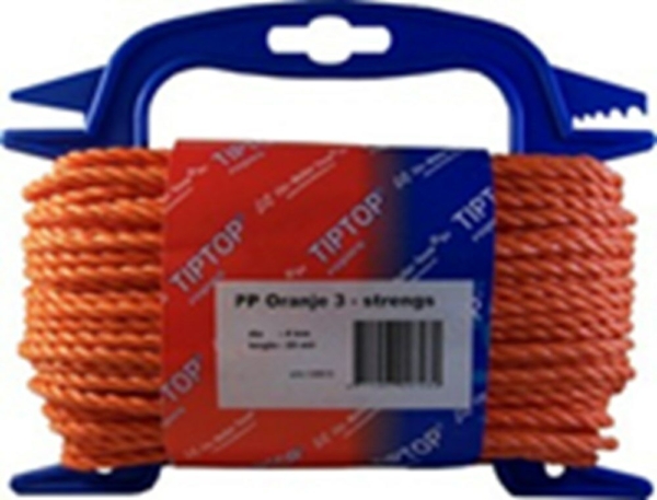 Koord polypropyleen oranje 8mm (10mtr)