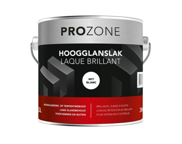 Hoogglanslak wit (2,5ltr)