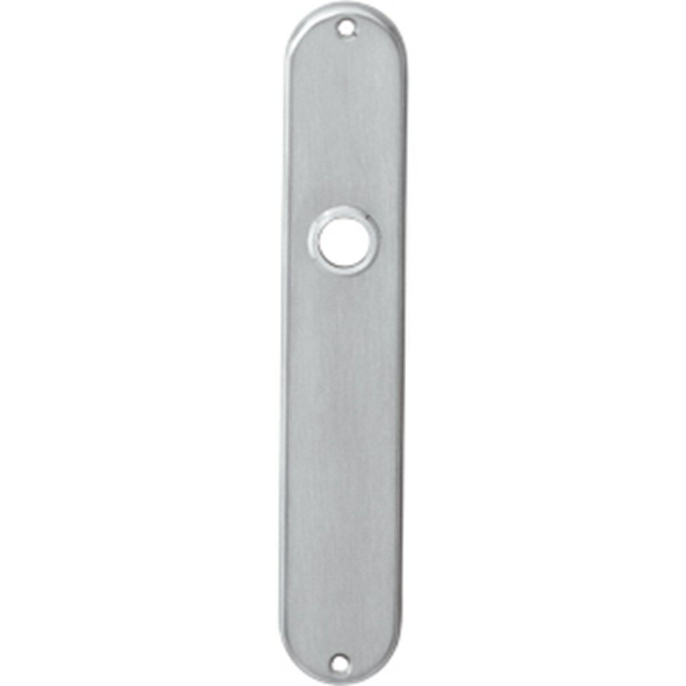 Langschild ovaal 220x41mm v/b-63/8 rvs