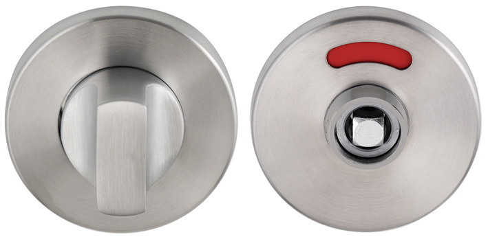 PF Toiletsl op rozet ø54, 8mm, noodontgr.rvs mat