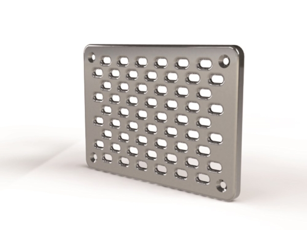 GevelFix rvs voorzetrooster 14x10cm