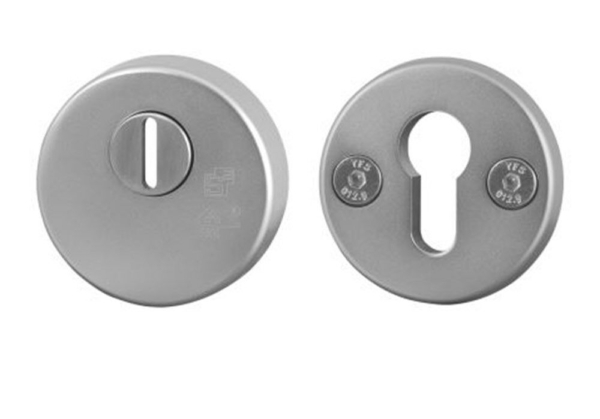 S2 veiligheidsprofielcilinderrozet SKG, aluminium F1