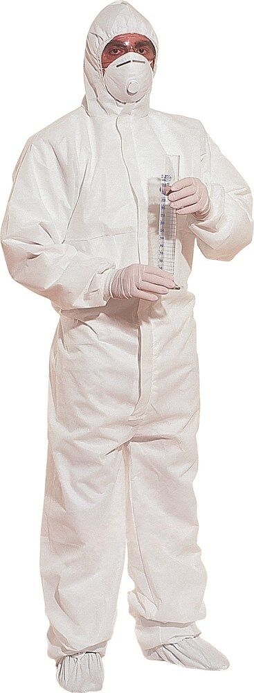 Delta Plus wegwerpoverall DT221 met kap wit mt XXL