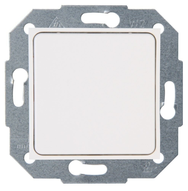 Athenis afdekplaat blind helder wit