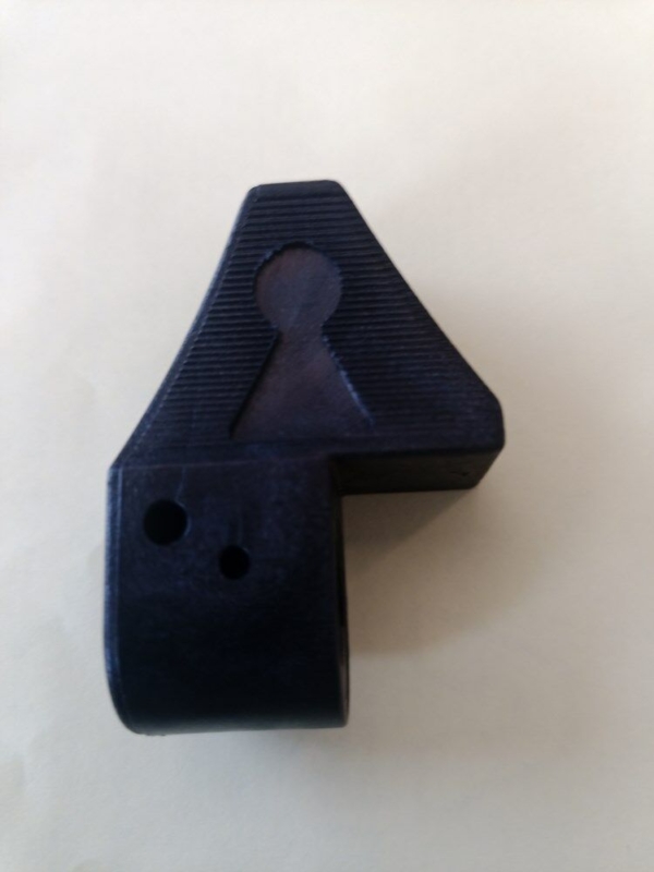 Trekker oplegslot ls zwart incl. losse kerfstift