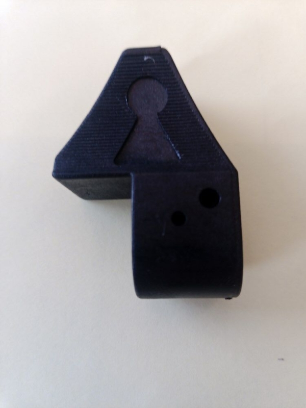 Trekker oplegslot rs zwart incl. losse kerfstift