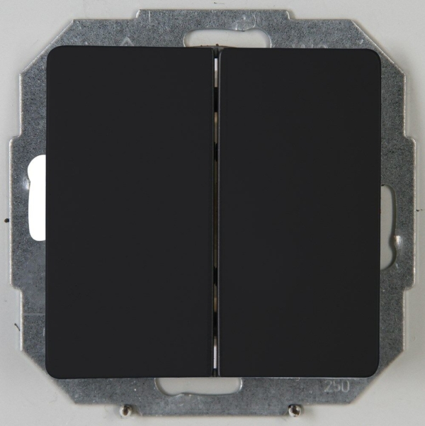 Paris wissel/wisselschakelaar mat zwart