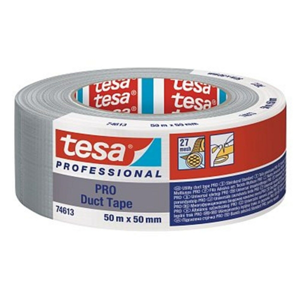 Tesa ducttape Pro 74613 grijs 50mmx50mtr