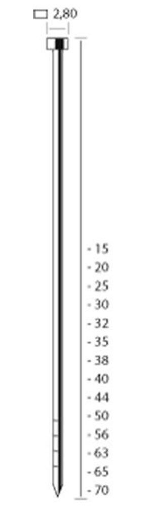 Union afwerknagel N35C vz (5000st)