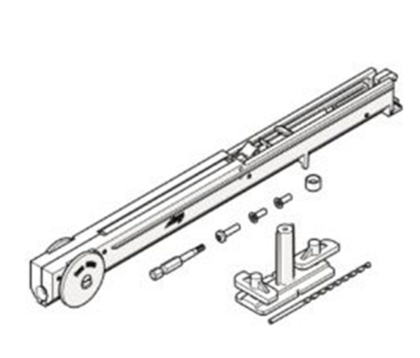 Hawa softclose demper Junior 120 min. deurbreedte 850mm