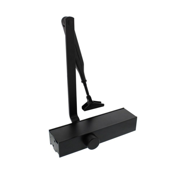 DEURDRANGER 207X55X40MM ZWART