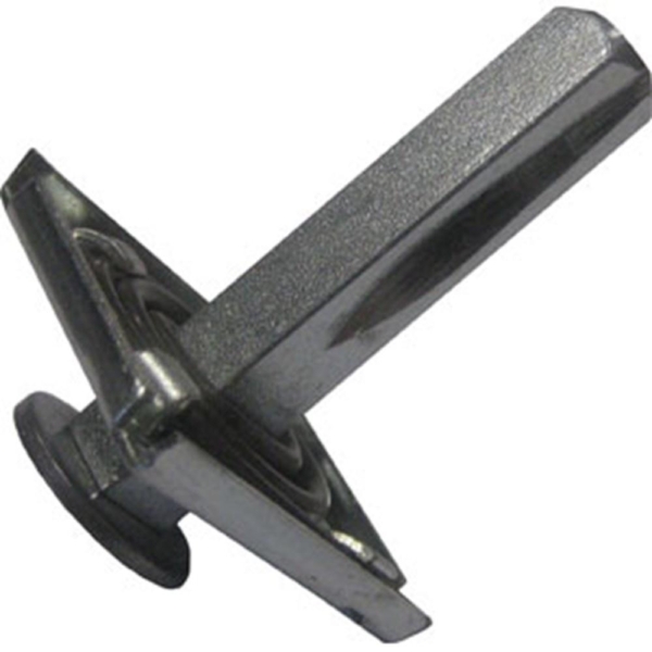 Stift met veerplaatje vierkant