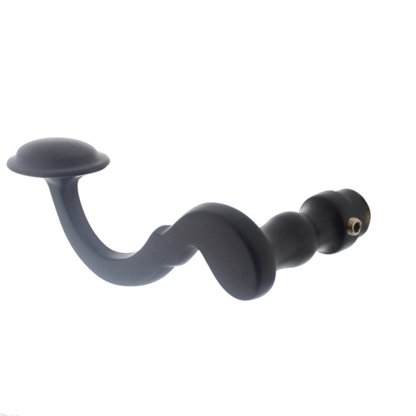 Gatdeel links Posthoorn mat zwart