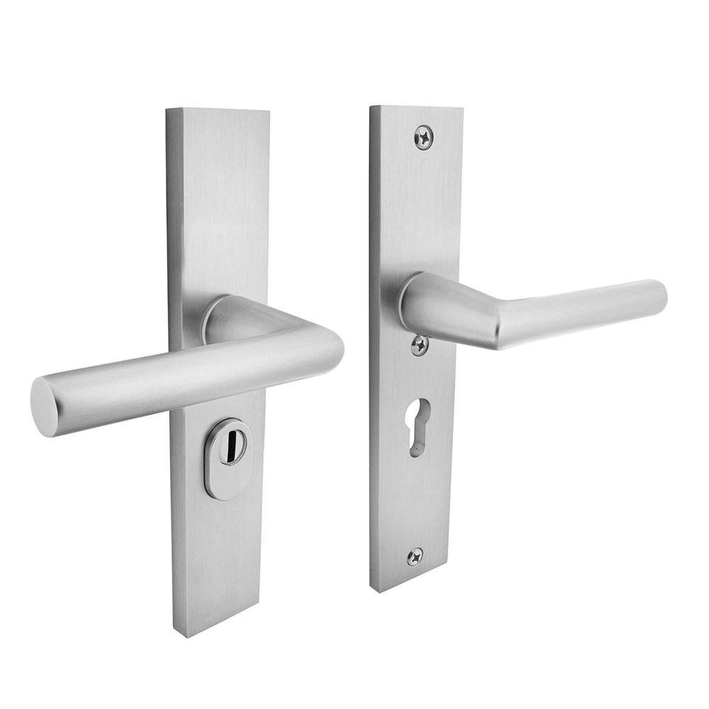 SKG3 Veiligheidsschilden rechthoekig geveerd kruk/kruk profielcilindergat 55mm met kerntrek beveilig