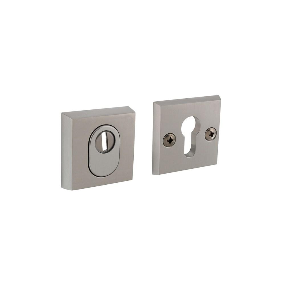 SKG3 Veiligheid-rozet vierkant 60x60mm met kerntrek beveiliging aluminium F1