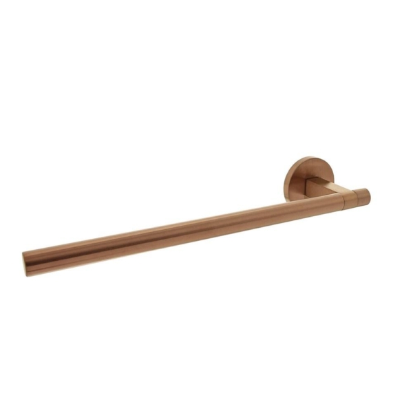 Gatdeel links Shiraat by Grand & Johnson op rozet verdekt ø55x8mm PVD koper mat