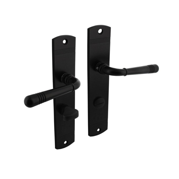 Deurkruk Emily op schild WC63/8mm z dk Emily op sc