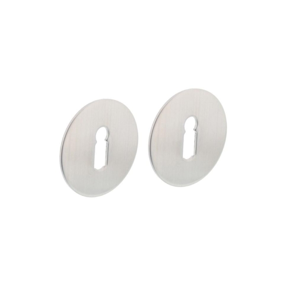 Sleutelrozetten zelfklevend ø55x2mm rvs