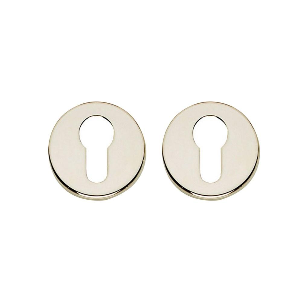 Cilinderrozetten verdekt ø49x7mm nikkel