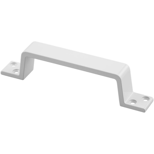 Greep 150mm opschroevend wit