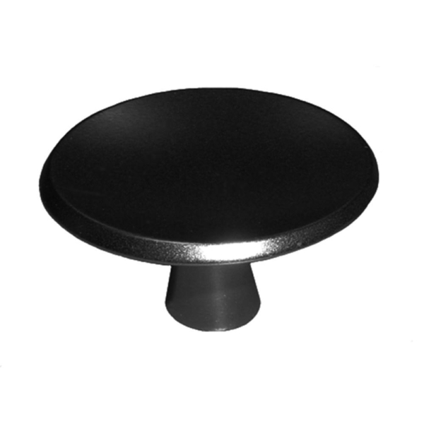 Knop rond 35mm + bout m4 zwart