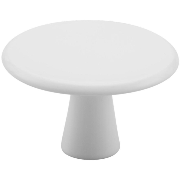 Knop rond 35mm + bout m4 wit