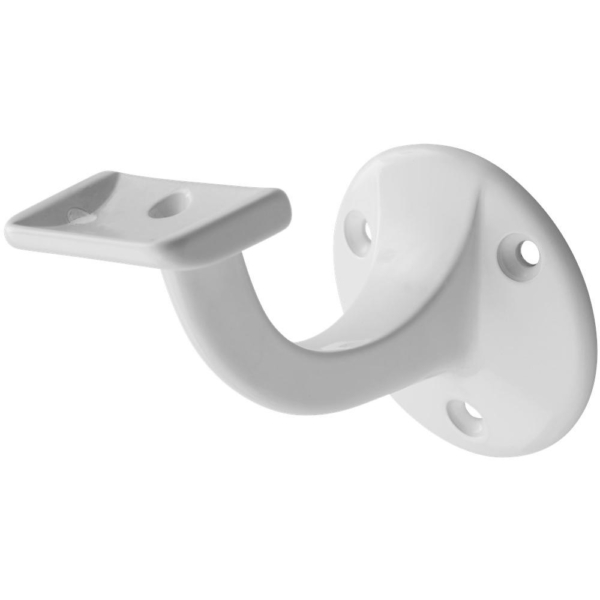 Leuninghouder 65 vlak wit