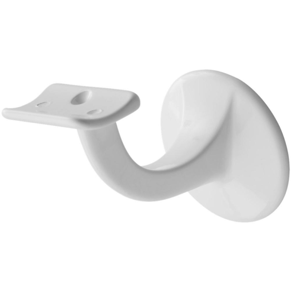 Leuninghouder 65 hol m8 wit