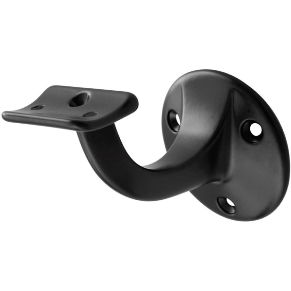 Leuninghouder 75 hol zwart