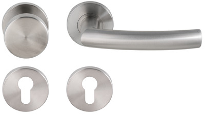 Knop/krukgarn NOA DIN-L/R PF KL4 rvs mat PC