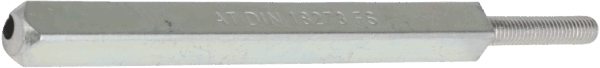 Wisselstift exc. M6/9x105mm DIN18273,verzinkt