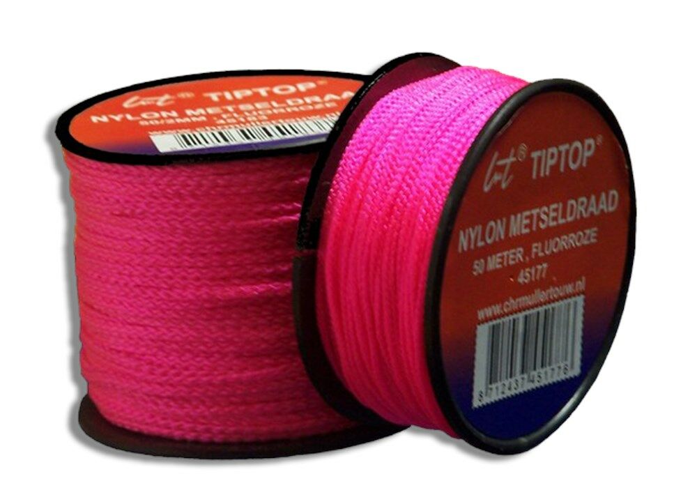 METSELKOORD F. ROZE 2 MM / 50M