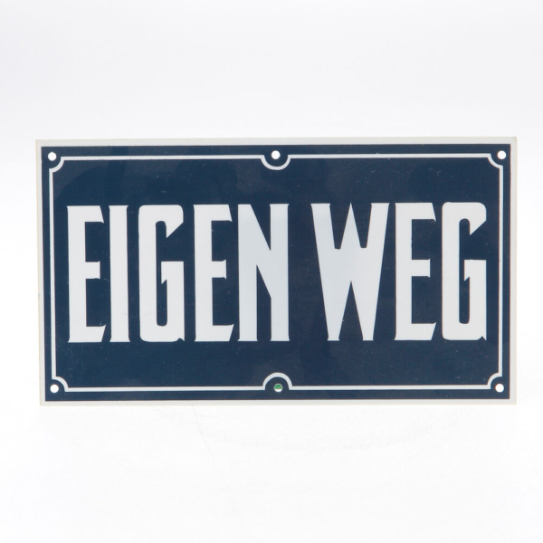 Bord pvc "eigen weg"