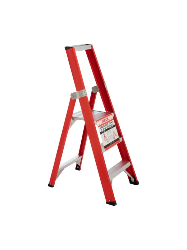 4tecx Trap enkel oploopbaar aluminium 1 x 3 tredes